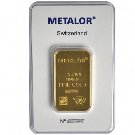 Lingotin 1 OZ Metalor