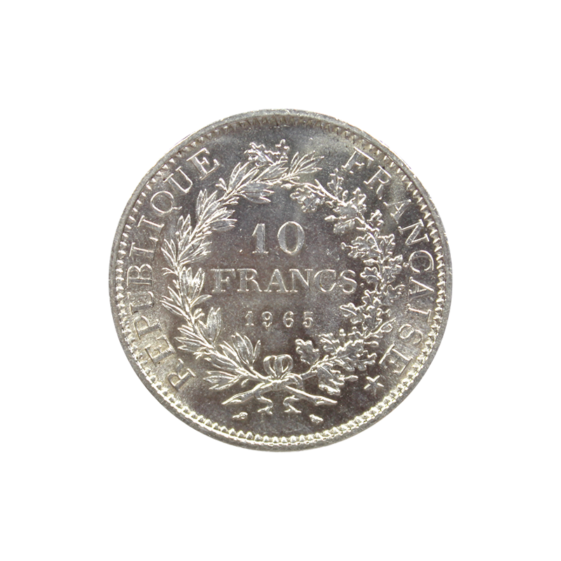 Lot de 14 pieces de 10 francs Hercule en argent 