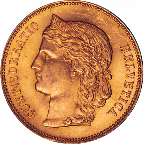 20 Francs Suisse 1893 n°3