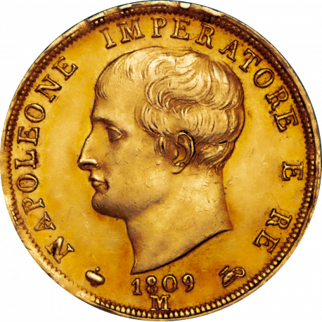 40 lire Napoléon 1er 1809