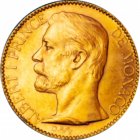 Monaco - 100 Francs Or Albert 1er 1891 Paris