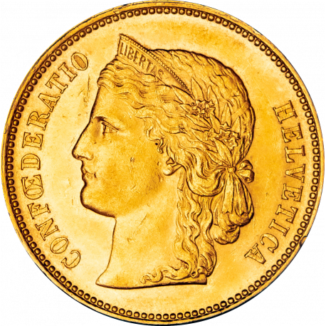 20 Francs Suisse 1896 n°3