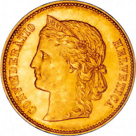 20 Francs Suisse 1896 n°4