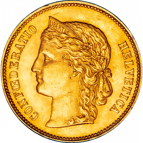 Suisse - 20 Francs Helvétia 1896 n°5