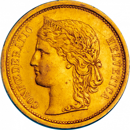 Suisse - 20 Francs Helvetia 1886