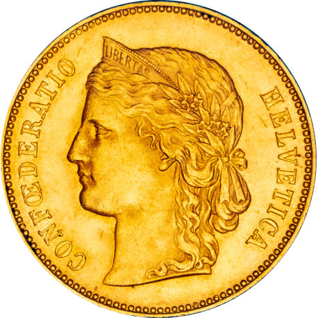 Suisse - 20 Francs Helvetia 1892 n°2