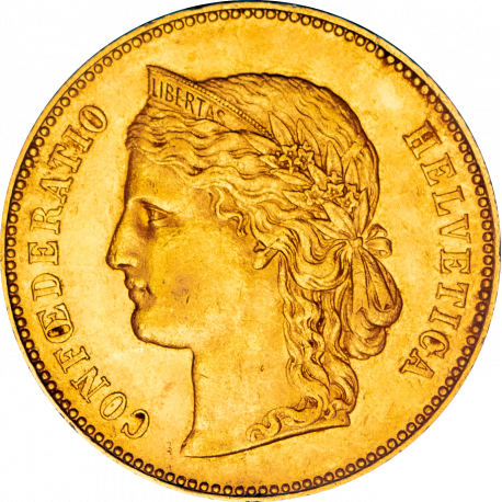 Suisse - 20 Francs Helvetia 1892 n°4