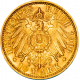 Allemagne 10 Mark Guillaume II 1898 Stuttgart