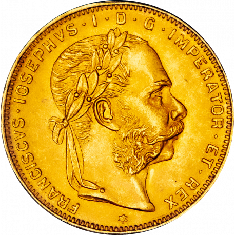 8 forint - 20 francs François-Joseph Ier 1892 n°7
