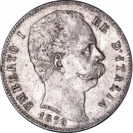 5 Lire Umberto Ier 1879 Rome