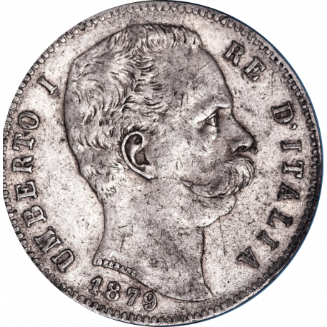 5 Lire Umberto Ier 1879 Rome