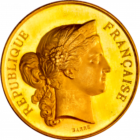 France - IIIe République - Médaille du ministère de l'agriculture et du commerce 1876