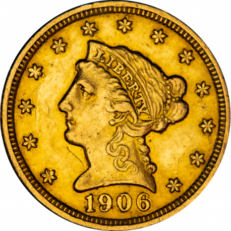 2,5 dollars Liberty 1906