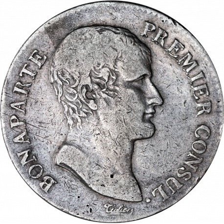 France - Bonaparte Premier Consul 5 francs An XII Limoges