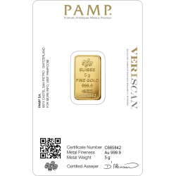 Lingotin 5 g Metalor