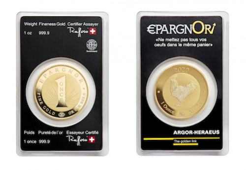 3 différences entre un jeton et une pièce d'or