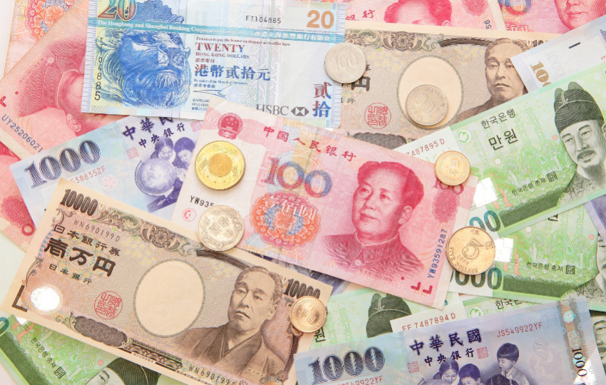 Top 3 des devises en Asie les plus négociées au monde